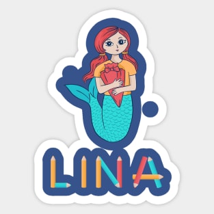 Enlaporation Mermaid Lina Sticker